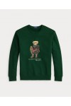 POLO RALPH LAUREN BEAR FLEECE PULLOVER GREEN 710981794001
