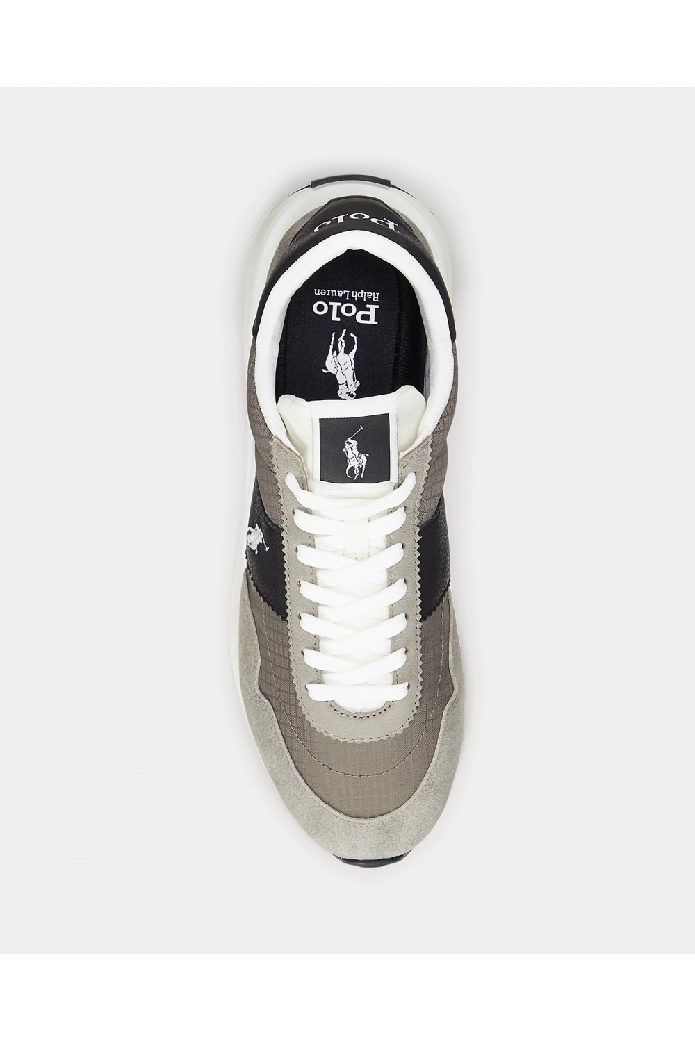 POLO RALPH LAUREN TRAIN 89 PP-SK-LTL TONAL GREY SNEAKERS 809968176003