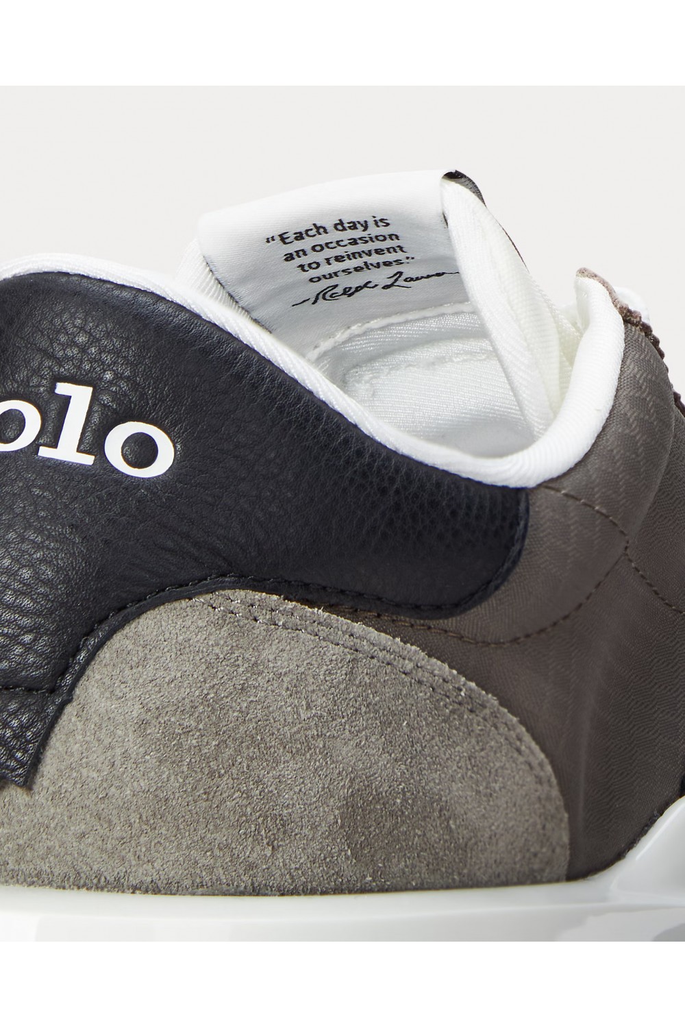 POLO RALPH LAUREN TRAIN 89 PP-SK-LTL TONAL GREY SNEAKERS 809968176003