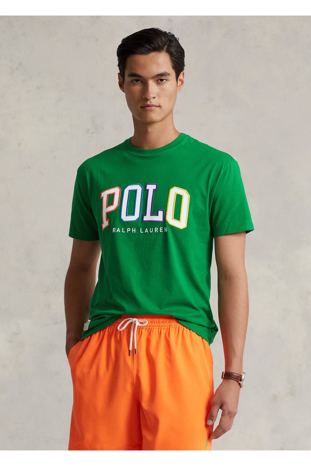 POLO RALPH LAUREN M CLASSICS GREEN SSL-TSH 710890804004