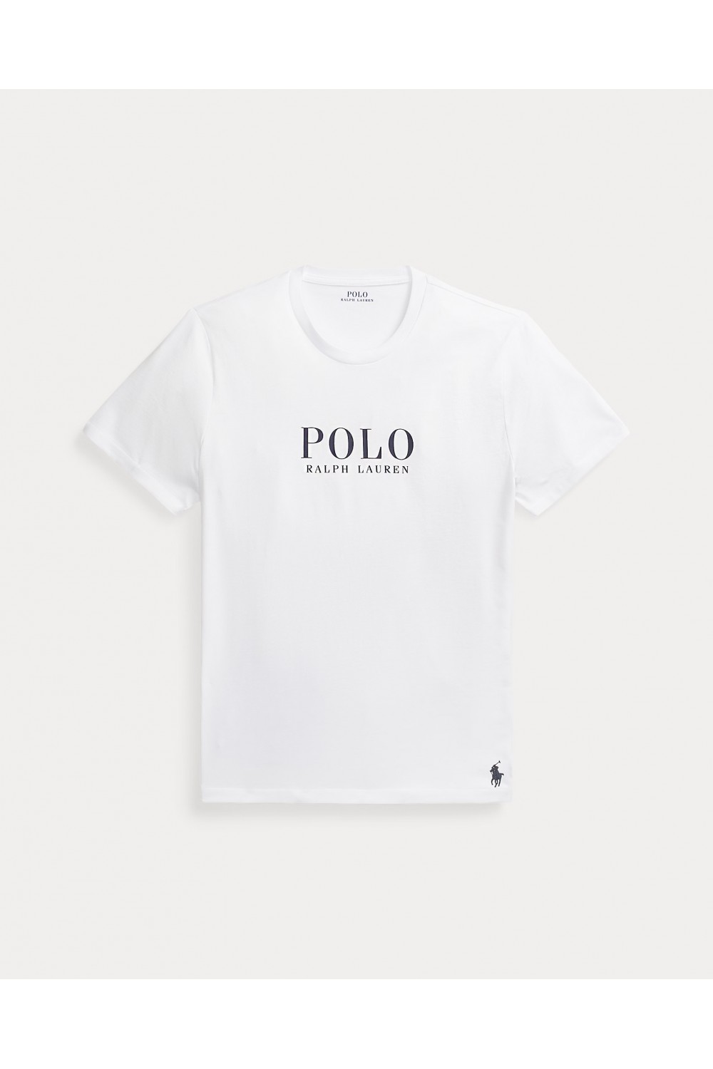 POLO RALPH LAUREN T-SHIRT LOGO COTTON WHITE 714899613005