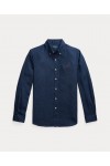 POLO RALPH LAUREN M CLASSICS LINEN SHIRT NAVY 710966294006