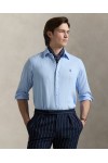 POLO RALPH LAUREN M CLASSICS LINEN SHIRT BLUE 710966294008