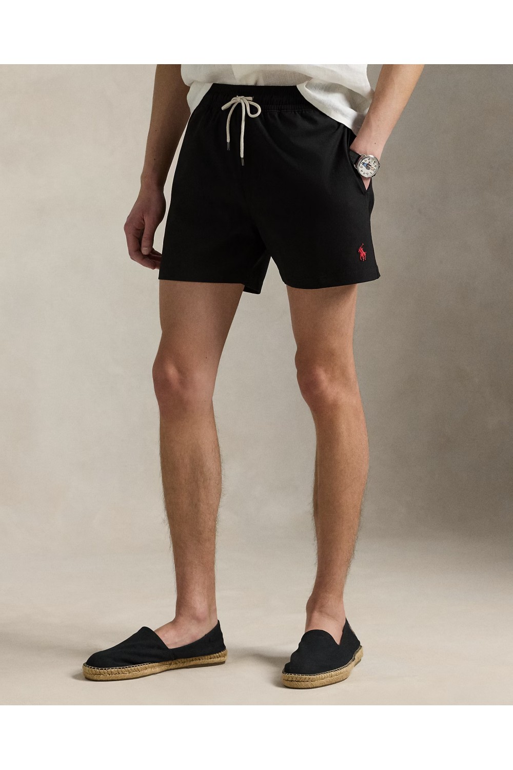 POLO RALPH LAUREN SWIMMING TRUNK TRAVELER BLACK 710969031002