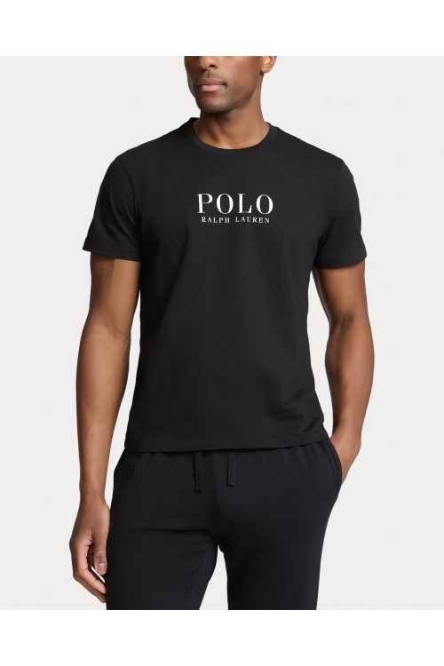 POLO RALPH LAUREN T-SHIRT LOGO COTTON BLACK 714899613004