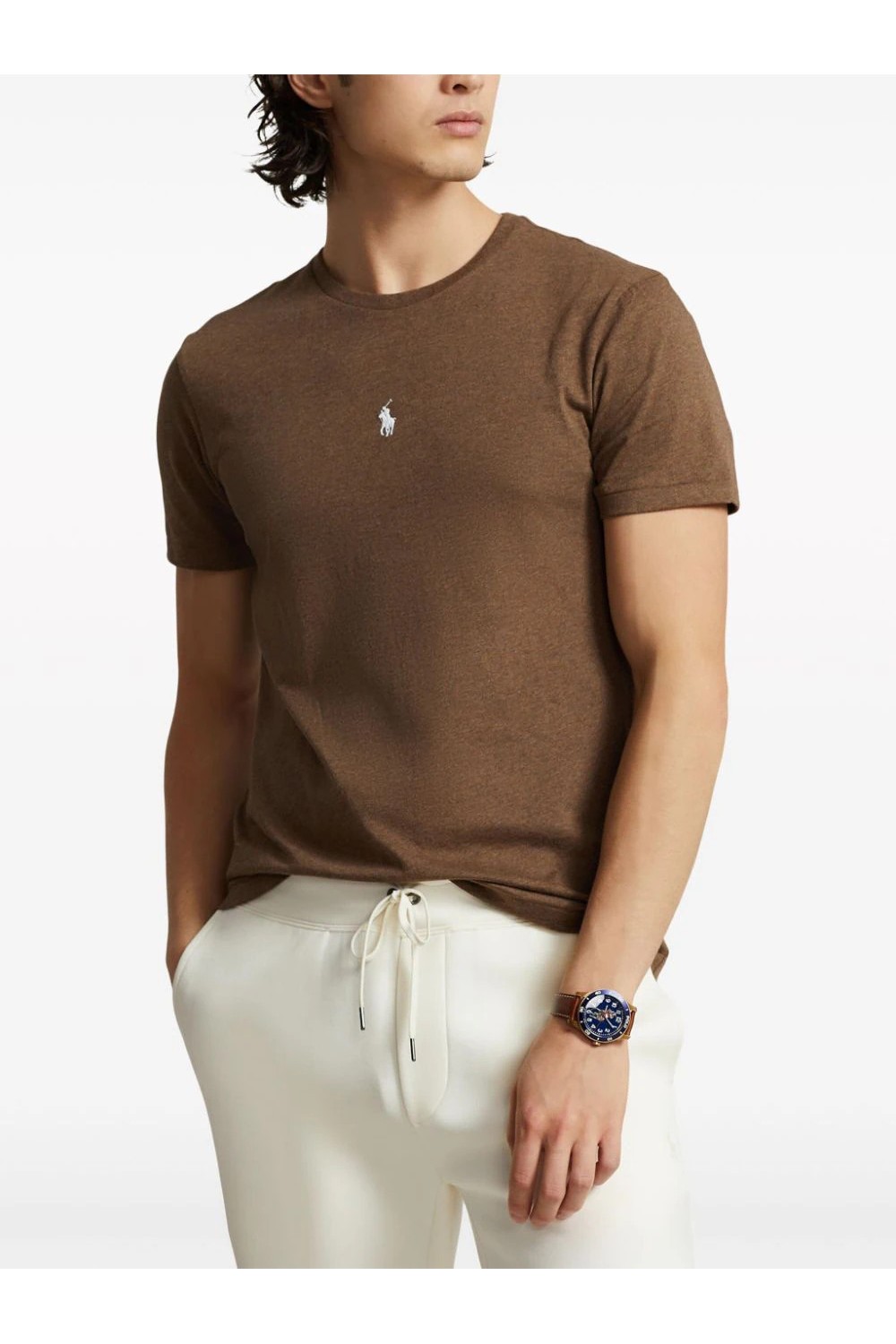 POLO RALPH LAUREN M CLASSICS BROWN SSL-TSH 710839046046