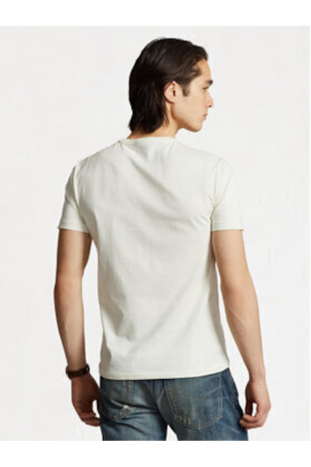 POLO RALPH LAUREN M AC CREAM SSL-TSH 710671438350