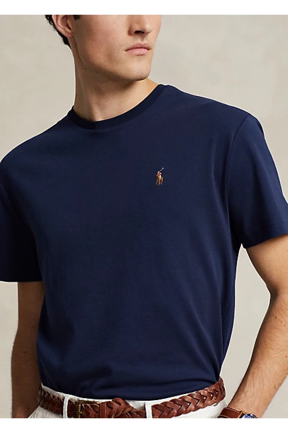 POLO RALPH LAUREN M CLASSICS T-SHIRT NAVY BLUE 710740727003