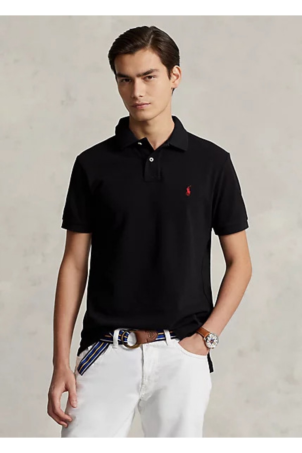 POLO RALPH LAUREN CORE REPLEN BLACK SSL-KNT 710782592001