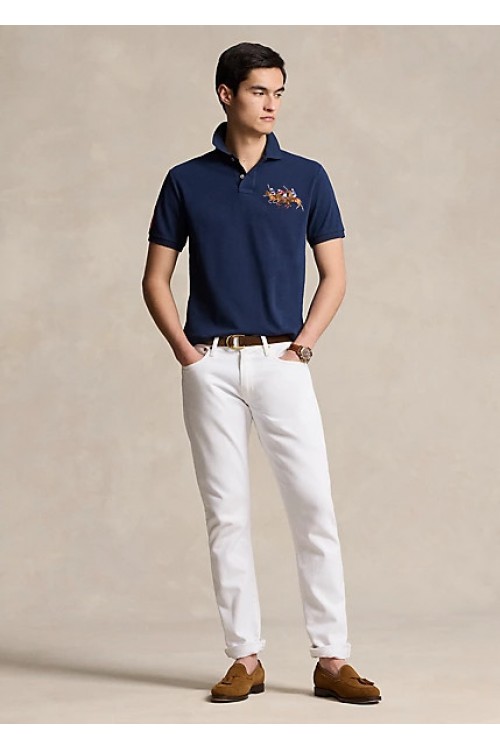 POLO RALPH LAUREN M CLASSICS NAVY SSL-KNT 710814437003