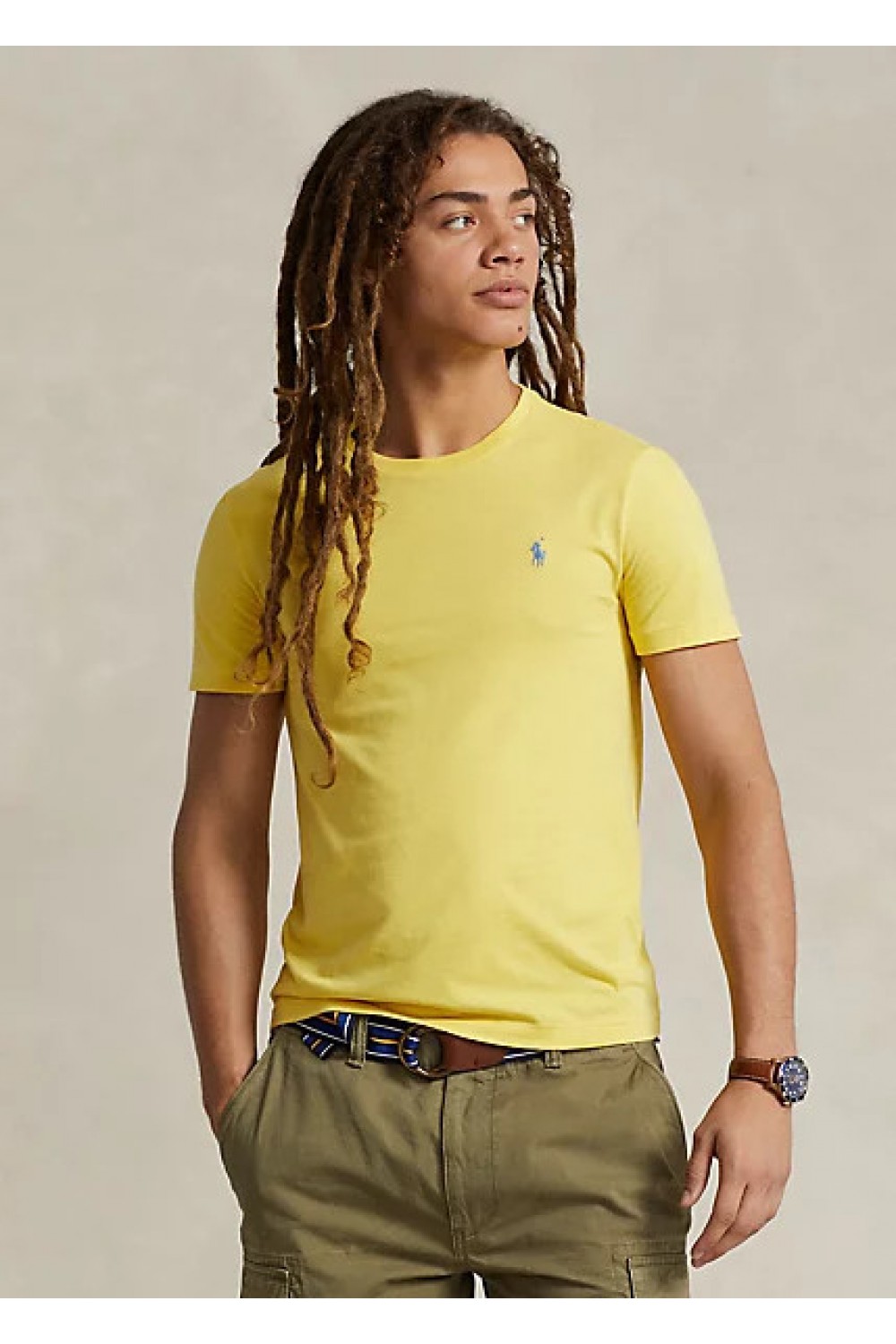 POLO RALPH LAUREN M CLASSICS YELLOW SSL-TSH 710671438358