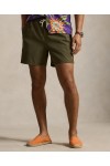 POLO RALPH LAUREN SWIMMING TRUNK TRAVELLER CANOPY OLIVE-KHAKI 710957782510