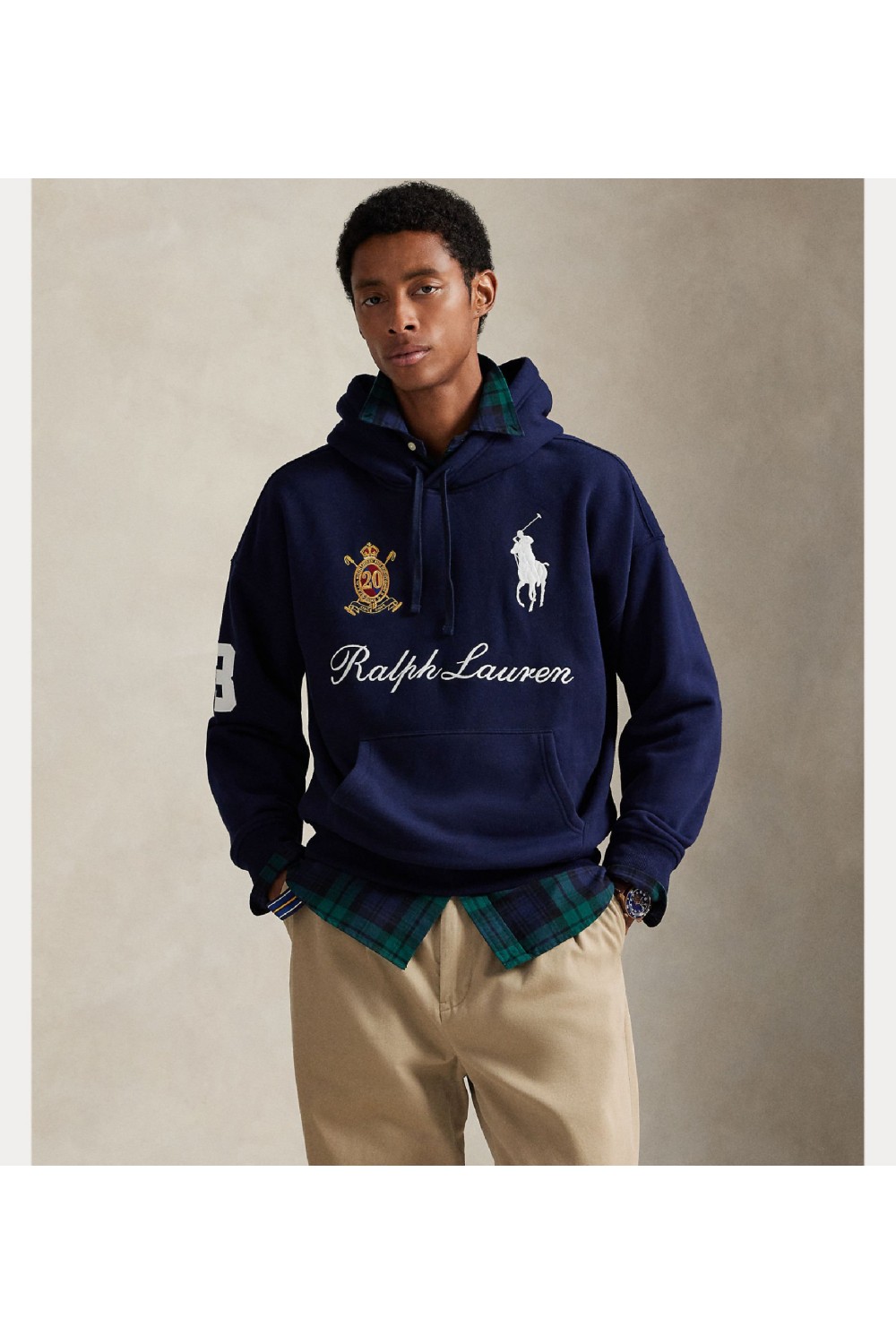 POLO RALPH LAUREN BIG PONY 20TH ANNIVERSARY SWEATSHIRT NAVY BLUE 710P03957001