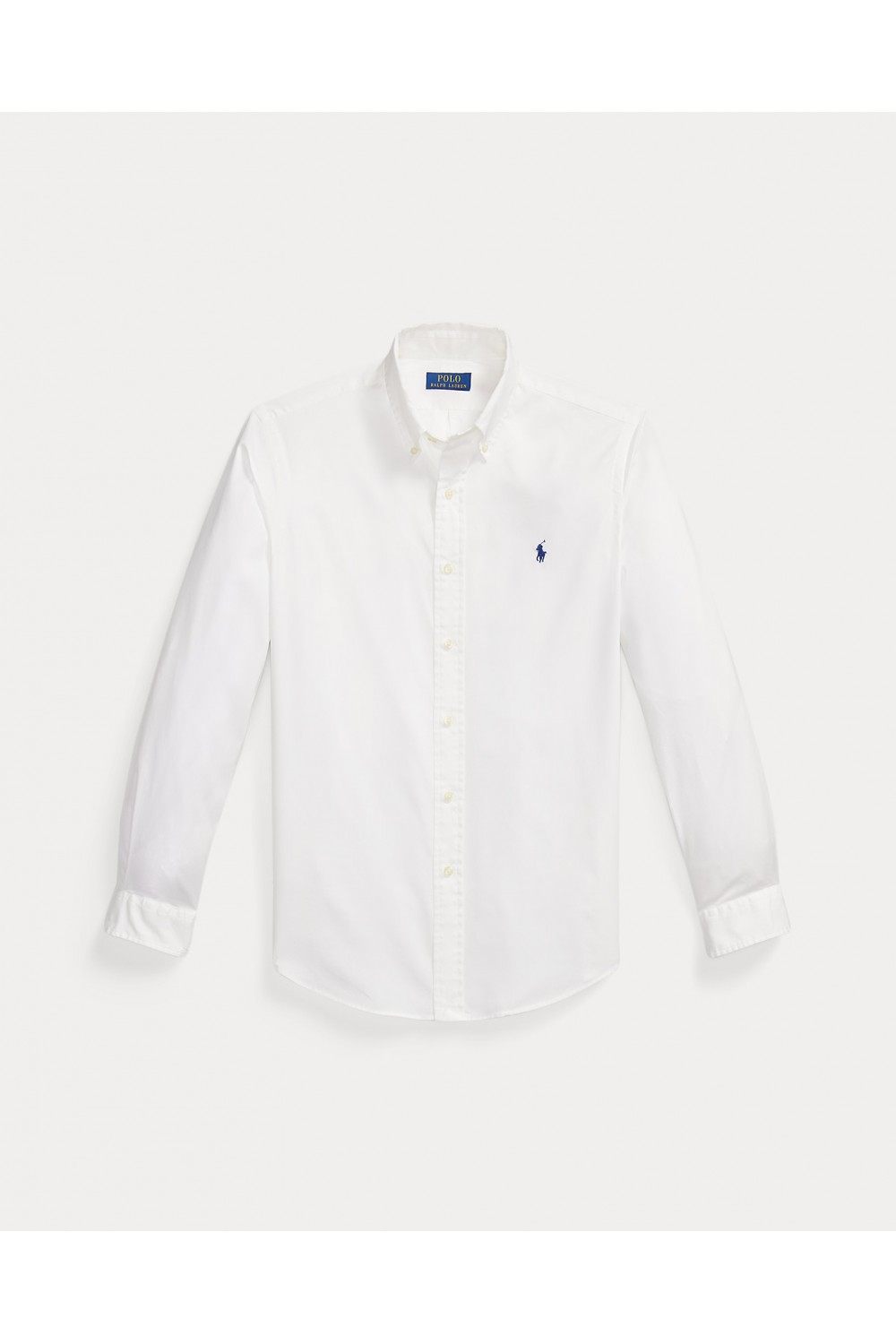 POLO RALPH LAUREN CUSTOM FIT FEATHERWEIGHT TWILL SHIRT WHITE 710B20512003