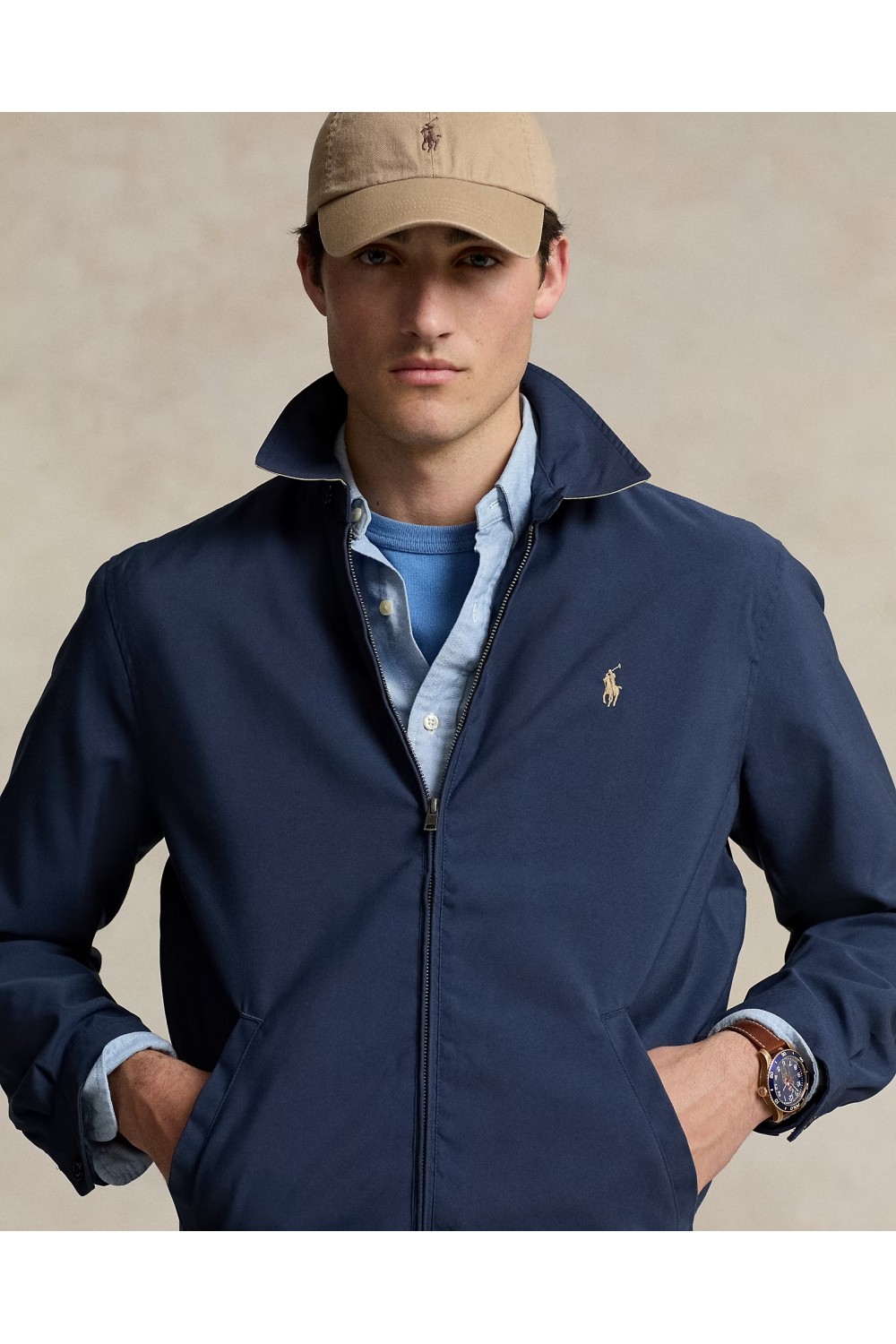 POLO RALPH LAUREN B-SWING JACKET NAVY BLUE 710548506001