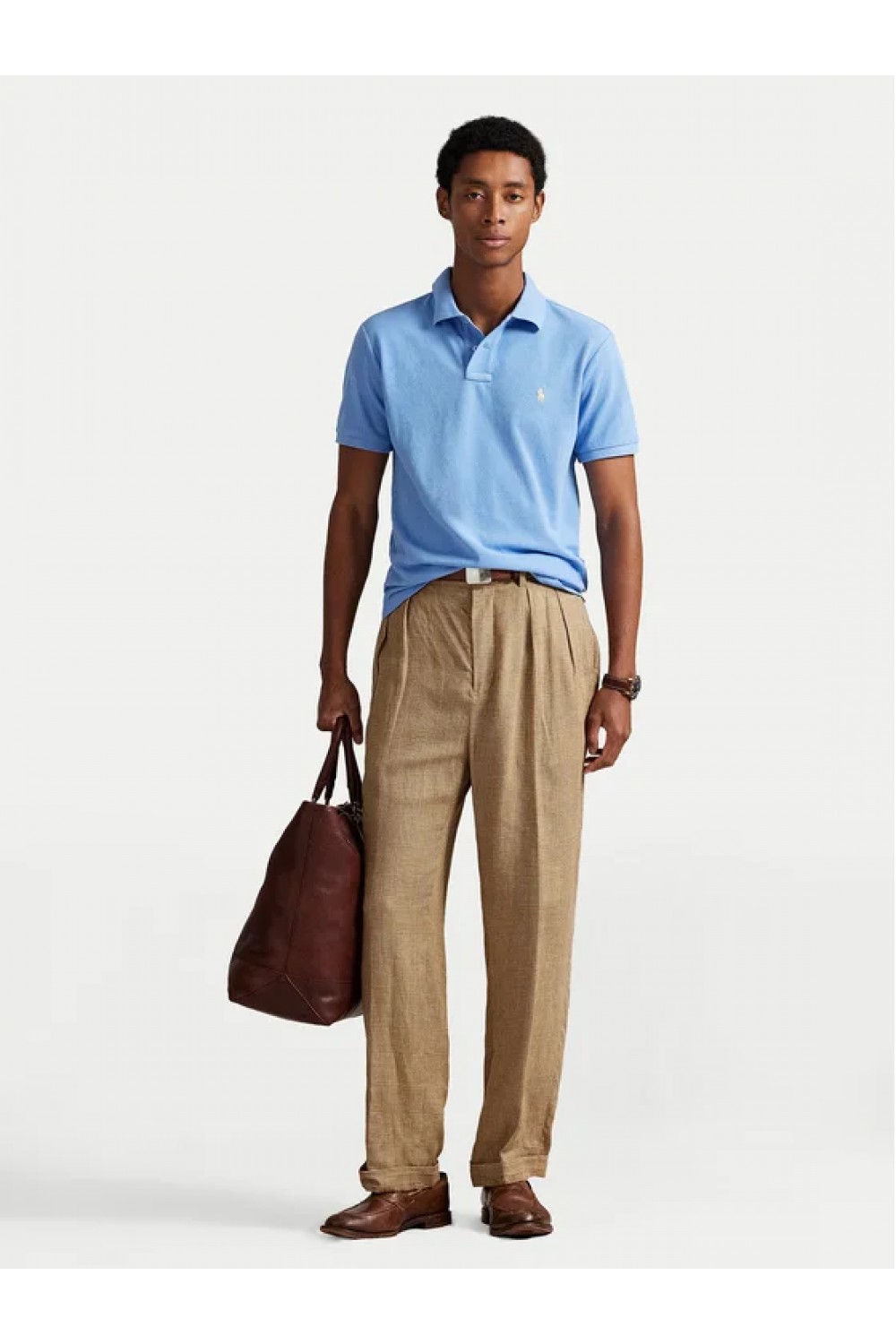 POLO RALPH LAUREN CORE REPLEN LIGHT BLUE SSL-KNT 710680784461
