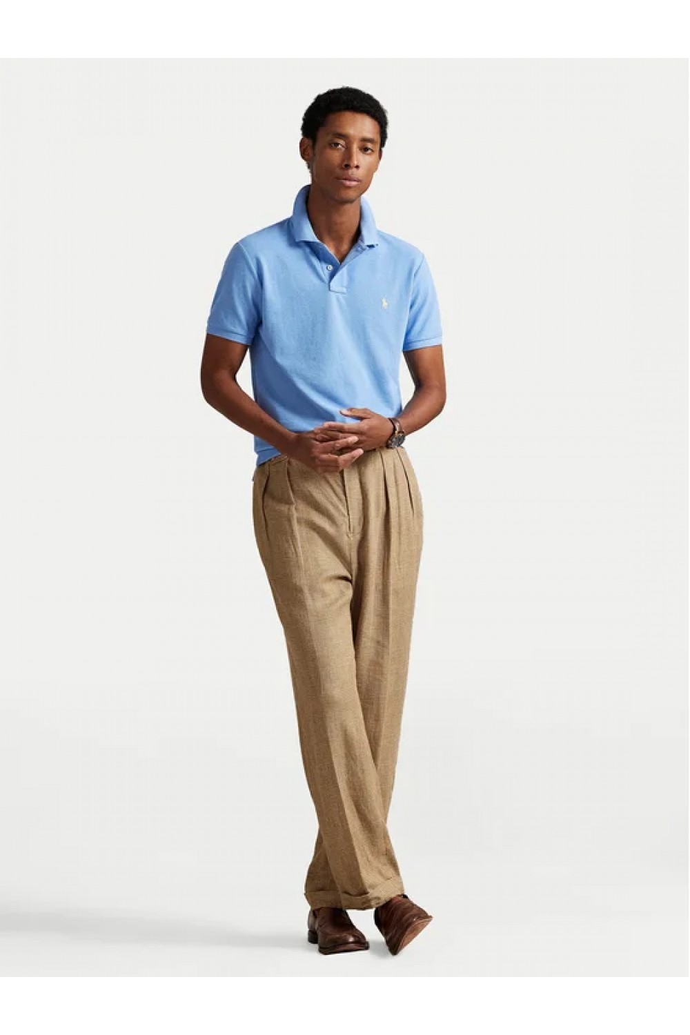 POLO RALPH LAUREN CORE REPLEN LIGHT BLUE SSL-KNT 710680784461