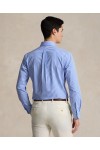 POLO RALPH LAUREN CUSTOM FIT STRIPED STRETCH POPLIN SHIRT BLUE-WHITE 710929346001