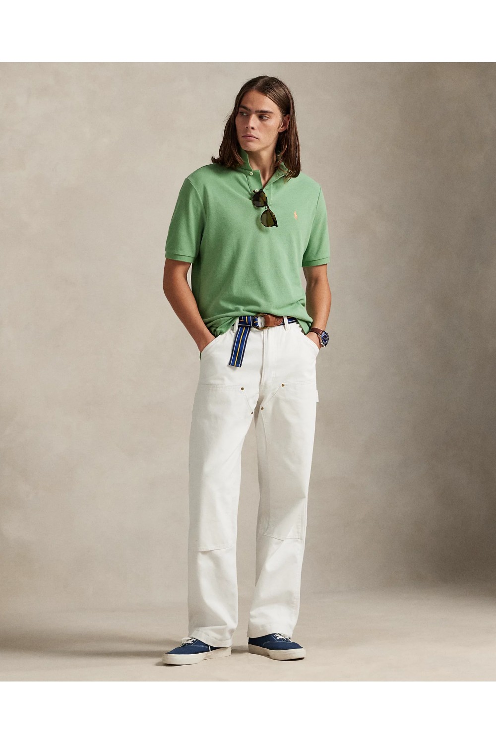 POLO RALPH LAUREN CORE REPLEN LIGHT GREEN SSL-KNT 710680784464