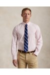 POLO RALPH LAUREN STRIPED STRETCH POPLIN SHIRT PINK 710929346015