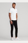 POLO RALPH LAUREN CUSTOM SLIM FIT POLO SHIRT WHITE 710666998002