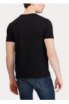 POLO RALPH LAUREN CUSTOM SLIM FIT T-SHIRT BLACK 710680785001