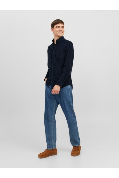 JACK & JONES JPRBROOK CORD SHIRT L/S PERFECT NAVY 12237938