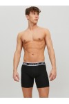 JACK & JONES JACSOLID BOXER BRIEFS 3 PACK BLACK 12229576