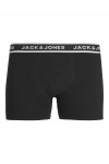 JACK & JONES JACSOLID BOXER BRIEFS 3 PACK BLACK 12229576