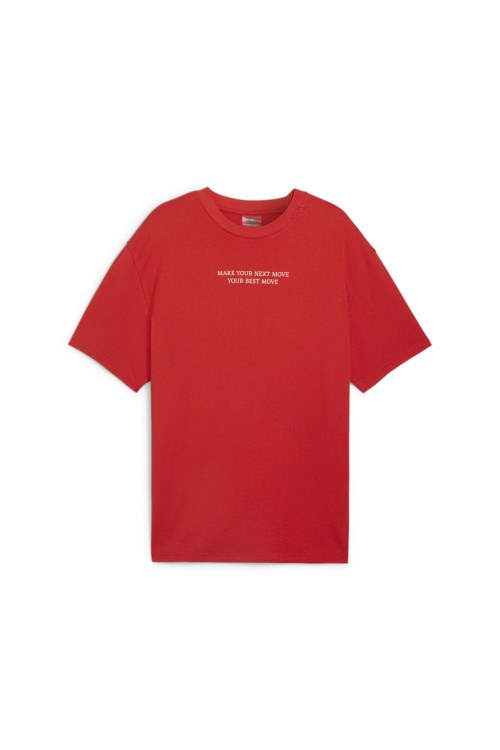 PUMA BUCKETS TEE FOR ALL TIME RED 624763-01