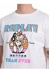 REPLAY BETTER THAN EVER T-SHIRT WHITE M6800.000.2660-001