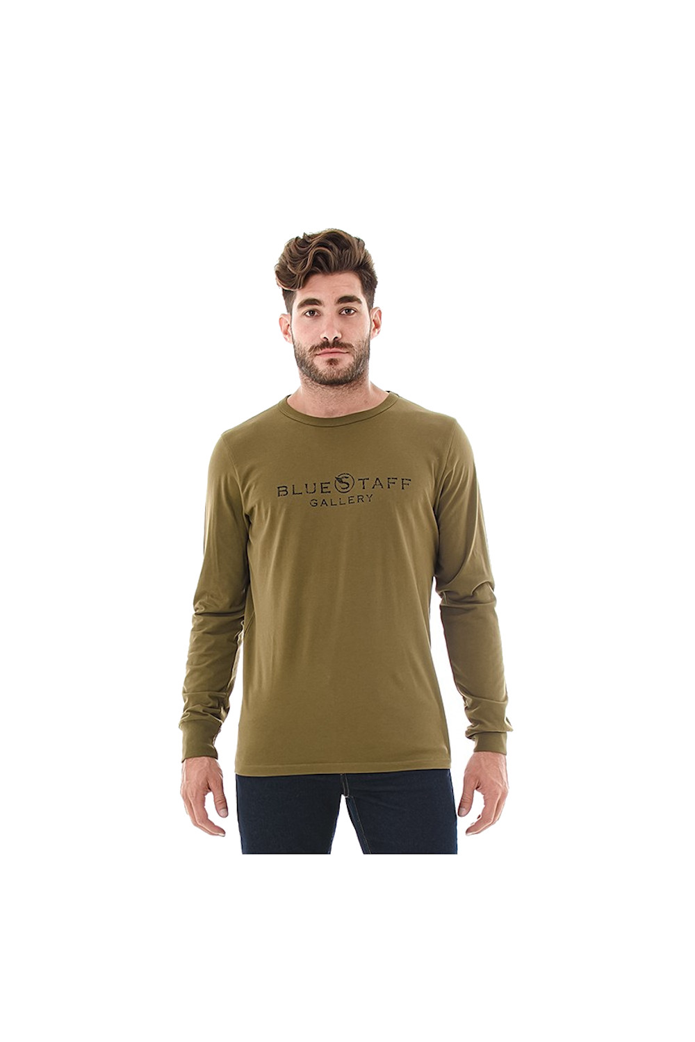 STAFF MEMPHIS MAN T-SHIRT OLIVE GREEN