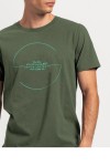 STAFF CALVER MAN T-SHIRT KHAKI 64-001.046