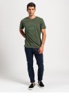STAFF CALVER MAN T-SHIRT KHAKI 64-001.046