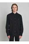 STAFF JEANS & CO FINO MAN SHIRT BLACK 5-616.136.BL.NOS