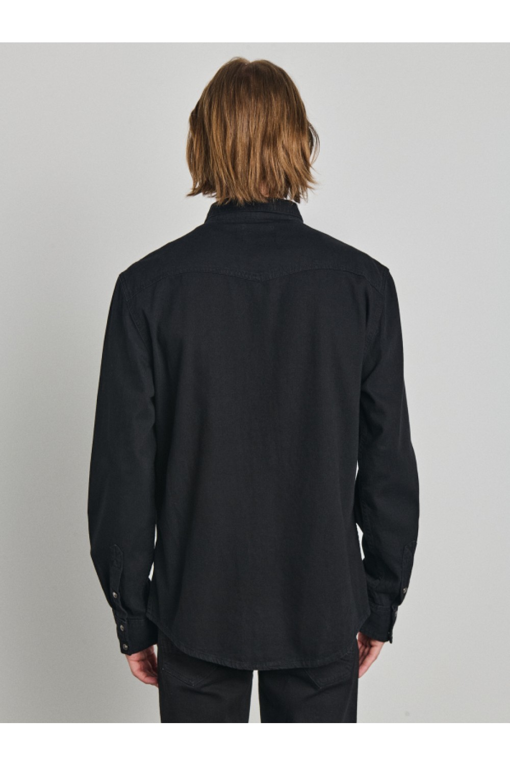 STAFF JEANS & CO FINO MAN SHIRT BLACK 5-616.136.BL.NOS