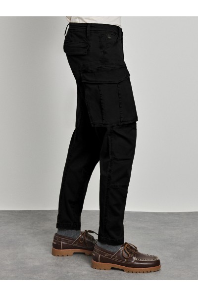 STAFF JEANS & CO LUCAS MAN PANT CARGO BLACK 5-839.113.9.056