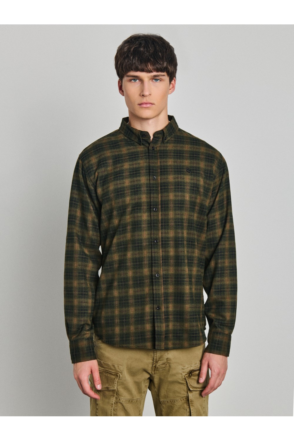 STAFF JEANS & CO NOEL MAN SHIRT KHAKI 61-006.056