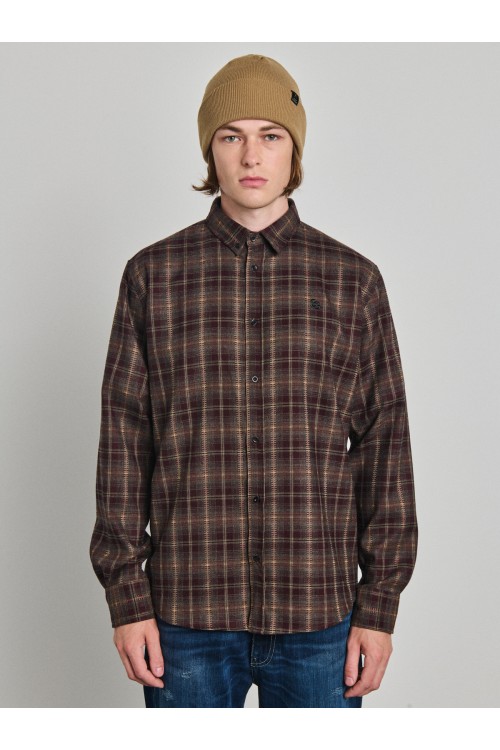 STAFF JEANS & CO NOEL MAN SHIRT BORDEAUX 61-012.056