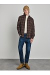 STAFF JEANS & CO NOEL MAN SHIRT BORDEAUX 61-012.056