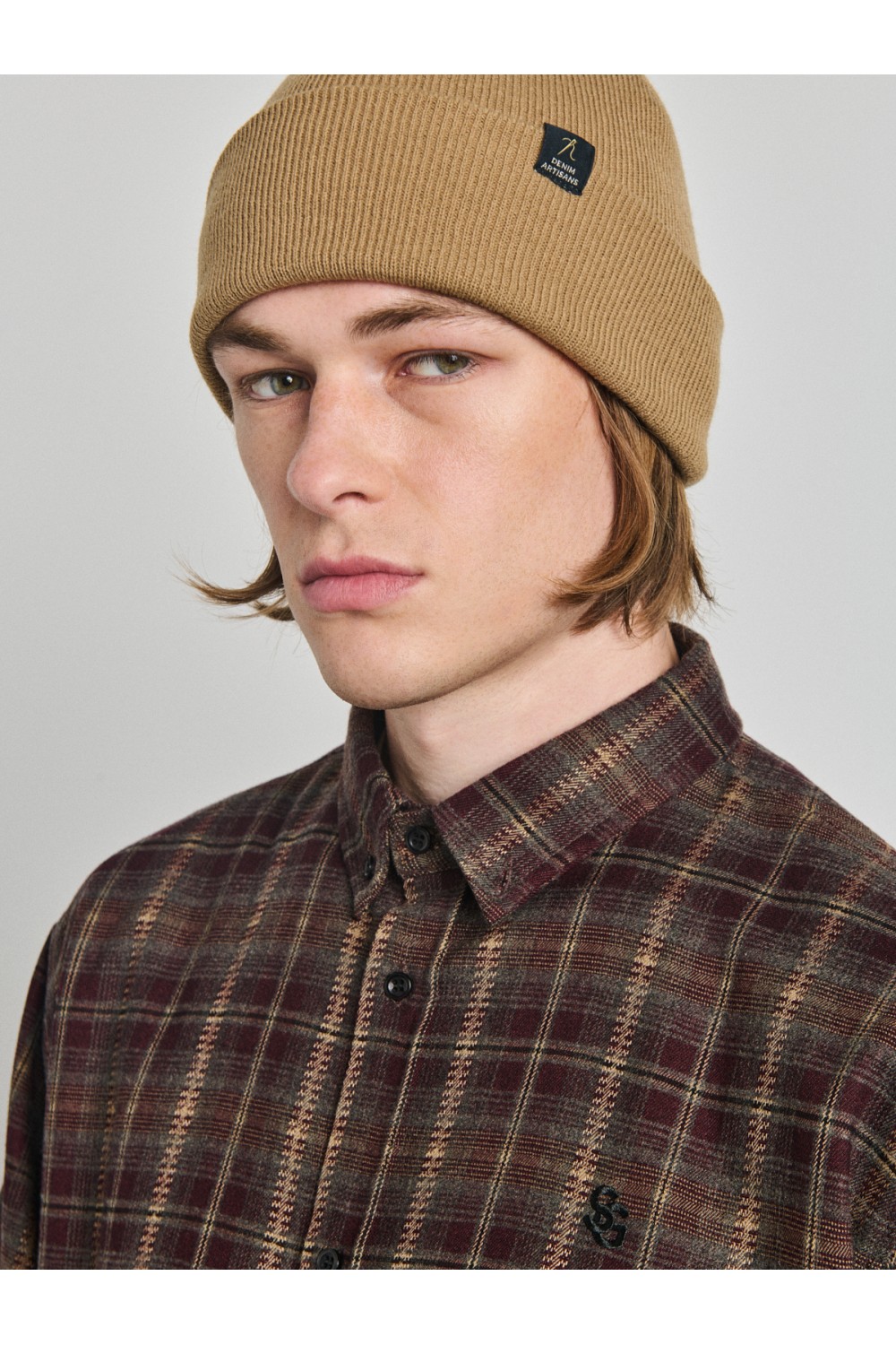 STAFF JEANS & CO NOEL MAN SHIRT BORDEAUX 61-012.056