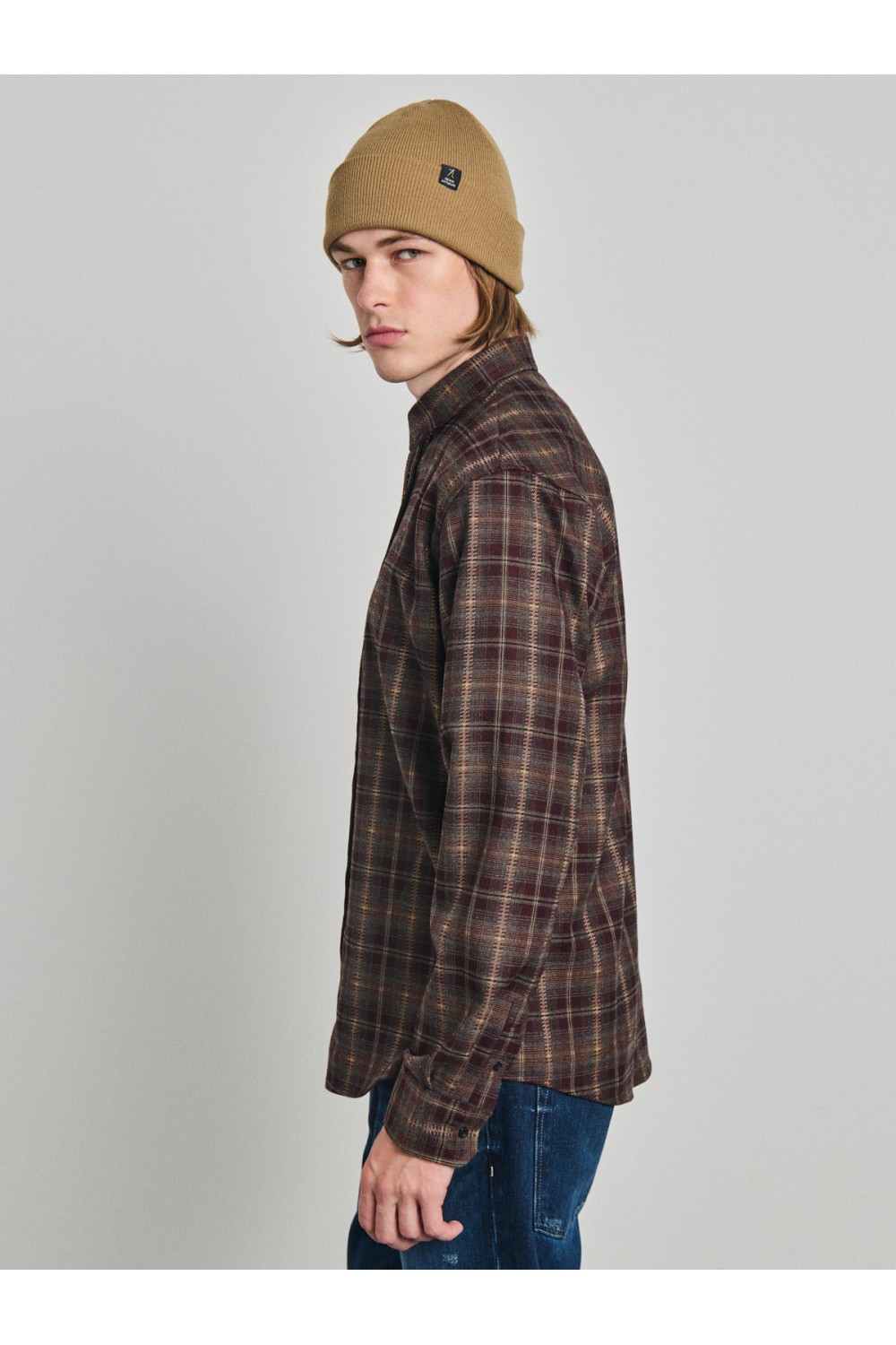 STAFF JEANS & CO NOEL MAN SHIRT BORDEAUX 61-012.056