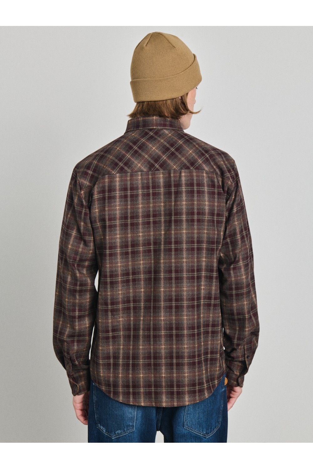 STAFF JEANS & CO NOEL MAN SHIRT BORDEAUX 61-012.056