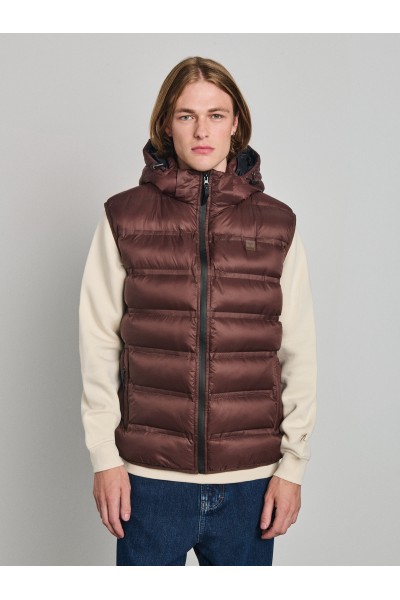 STAFF JEANS & CO TAYLOR MAN SLEEVELESS JACKET ESPRESSO 66-101.056
