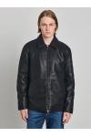 STAFF JEANS & CO WILLIAM MAN ECO LEATHER JACKET BLACK 66-201.056