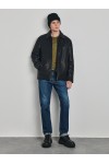 STAFF JEANS & CO WILLIAM MAN ECO LEATHER JACKET BLACK 66-201.056