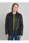 STAFF JEANS & CO WILLIAM MAN ECO LEATHER JACKET BLACK 66-201.056