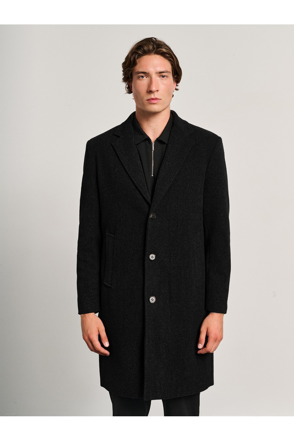 STAFF JEANS & CO ALISTER MAN COAT JACKET BLACK 66-301.056