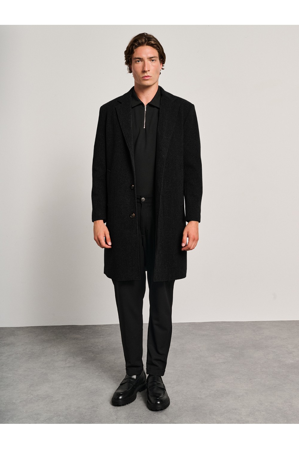 STAFF JEANS & CO ALISTER MAN COAT JACKET BLACK 66-301.056
