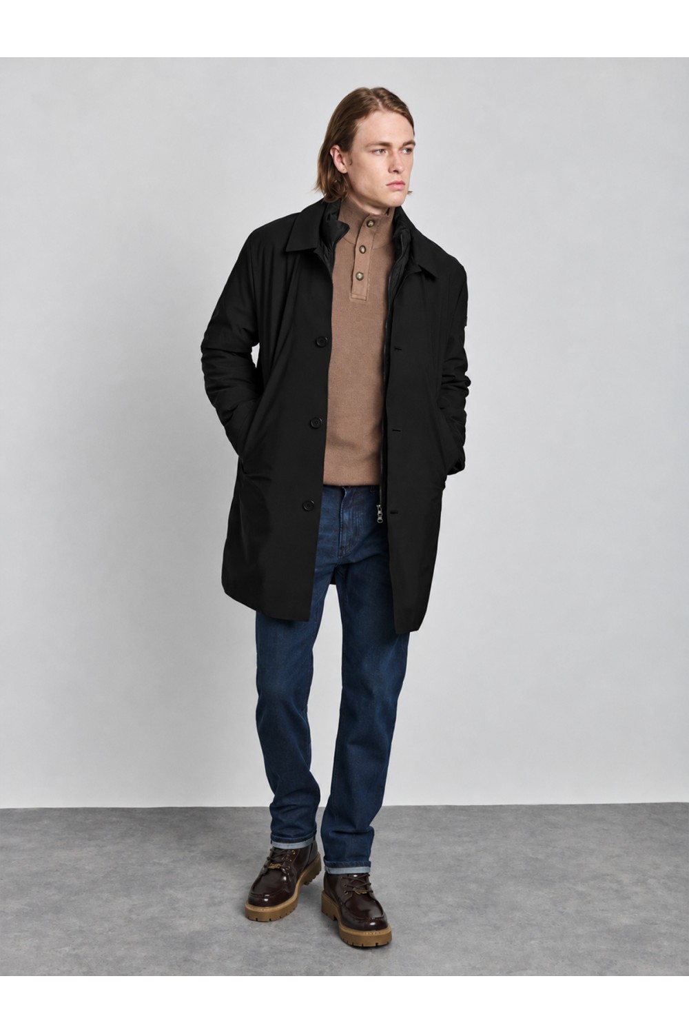 STAFF JEANS & CO RYAN MAN PARKA JACKET BLACK 66-303.056
